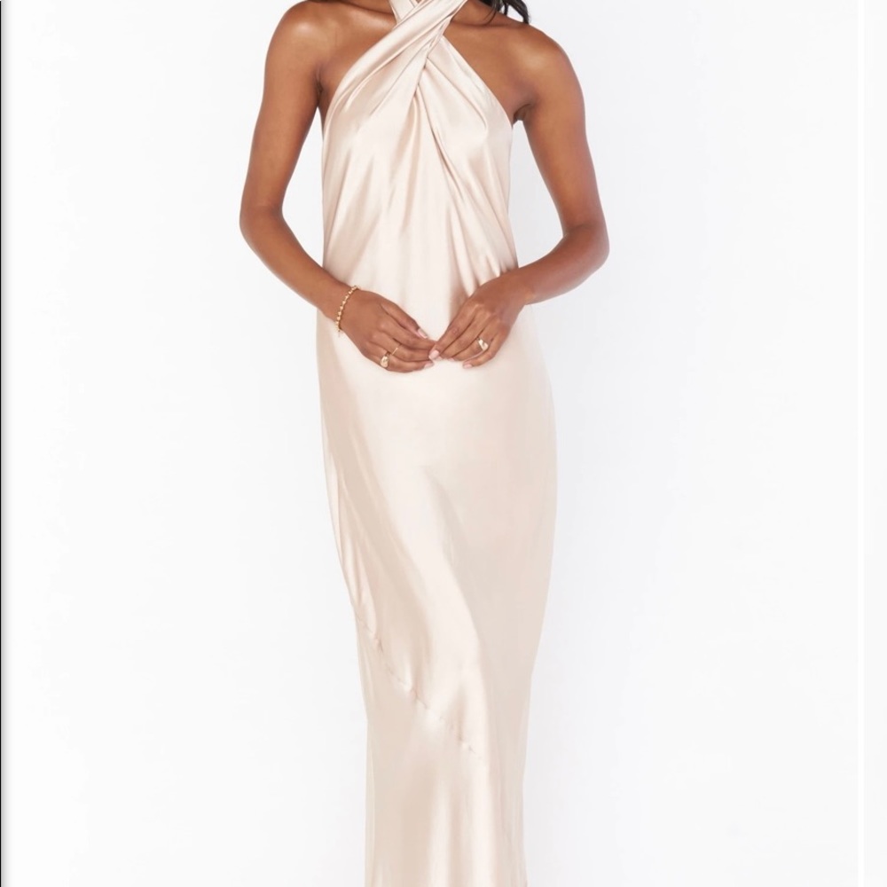 Show Me Your Mumu Jasmine Halter Maxi Dress